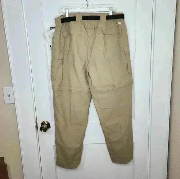 Vintage SPORTIF Truckee Pants Convertible Khaki Zip Leg Pants-Shorts Mens XXL - Picture 2 of 7